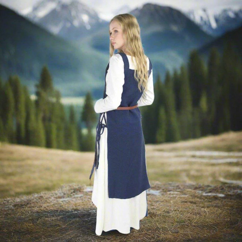 Blue Cotton Pirate's Layered Overdress | Historical Outer Garment - Image 6
